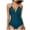 Navy, variant on Plus Size One Piece Tankini Swimsuit for Womens Summer Fashion V Neck Mesh Swimsuit Fashion Bikini Bathing Suit