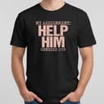thumbnail image 2 of Christian Shirt – My Assignment Help Him Genesis 218 Faith T-Shirt, 2 of 6