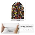 thumbnail image 2 of Picia Spring And Summer Flowers Pattern Knitted Beanie Hat for Men and Women , Unisex Winter Warm Stretchy Knit Cap Thick Fisherman Beanies Cuffed Plain Skull Caps, 2 of 6