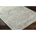 thumbnail image 6 of Mark&Day Washable Rugs, 5x7 Edmonson Traditional Light Sage Area Rug, Beige Grey Blue Carpet for Living Room, Bedroom or Kitchen (5'3" x 7', Machine Washable), 6 of 9