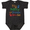 thumbnail image 3 of Inktastic Nanny and Grandpa Love Me Boys or Girls Baby Bodysuit, 3 of 5