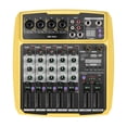 thumbnail image 1 of Muslady B6-MX - Mezclador de audio portátil con tarjeta de sonido de 6 canales, 1 of 8