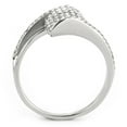 thumbnail image 3 of No Plating Stainless Steel Ring with AAA Grade CZ in Clear for Women Style DA342, 3 of 5