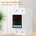 thumbnail image 3 of Protector de voltaje ajustable con pantalla dual Protección inteligente contra sobrevoltaje, subvoltaje y sobrecorriente, 3 of 7