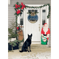thumbnail image 4 of Front Door Porch Decorations Happy Holidays Door Hanging Sign 12 inch Wooden Wall Sign, Rustic Holiday Wreath Decor for Front Door Porch Home Window Wall Farmhouse Decorations, 4 of 5