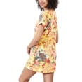 thumbnail image 3 of KOGMO Womens Tie Dye Short Sleeve V-Neck Tunic Top with pockets, 3 of 3