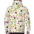 thumbnail image 3 of Bingfone Fall Animals Men's Drawstring Hoodie Long Sleeve Pocket Sweatshirts-Medium, 3 of 6