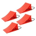 thumbnail image 2 of 4PCS Heavy Duty Wheel Chocks with Rope, Anti Slip RV Non Slip Wheel Stoppers, High Stability Hard Plastic Tire Chock Block Stopper for RV, Travel Trailers, Aircraft, Car, 2 of 7