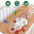 thumbnail image 6 of Kainsy Personalized Baby Crib Bedding Set - Custom Name Dinosaurs Design 3 Pcs Set - Soft Blanket, Fitted Sheet, Room Rug for Newborns Boys Girls Gift(30"x40"), 6 of 9