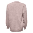 thumbnail image 5 of Bibifish Womens Cardigan Sweaters Button Down Long Sleeve Open Front Sweaters Casual Oversized Soft Lightweight Cozy Ladies Yarn Tops, 5 of 6