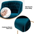 thumbnail image 4 of 14Karat Home Swivel Chair, Teal, 4 of 8