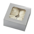thumbnail image 2 of Wilton 4 Cavity Silver Cupcake Boxes, 3 Count, 2 of 2