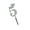 Silver 5, variant on Cake Numeral Topper Crown Style Dazzling Acrylic Number Cake Topper Anniversary Birthday Party Decoration for Home Gold
