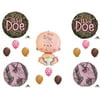 IT'S A DOE CAMOUFLAGE BABY GIRL SHOWER Balloons Decoration Supplies Mossy Oak