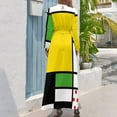 thumbnail image 2 of Mondrian - Bicycle Long Dress long dress women summer Female dress Women's skirt, 2 of 4