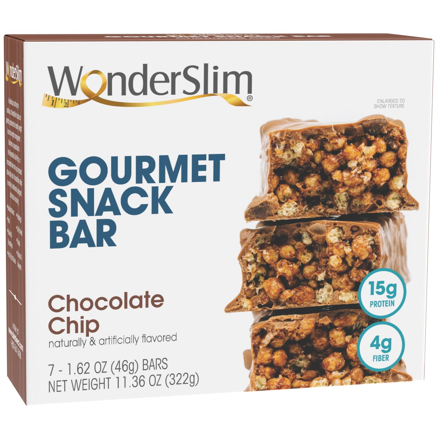 WonderSlim Gourmet Snack Bar, Chocolate Chip (7ct)