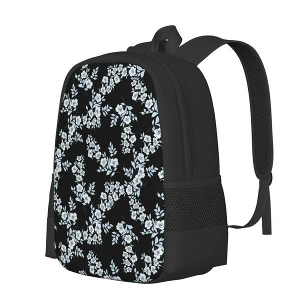 Fotbe Flower Mochila para Hombre y Mujer - Tela Oxford 600D Resistente - Mochila Impermeable de Gran Capacidad para Escuela, Viajes y Senderismo