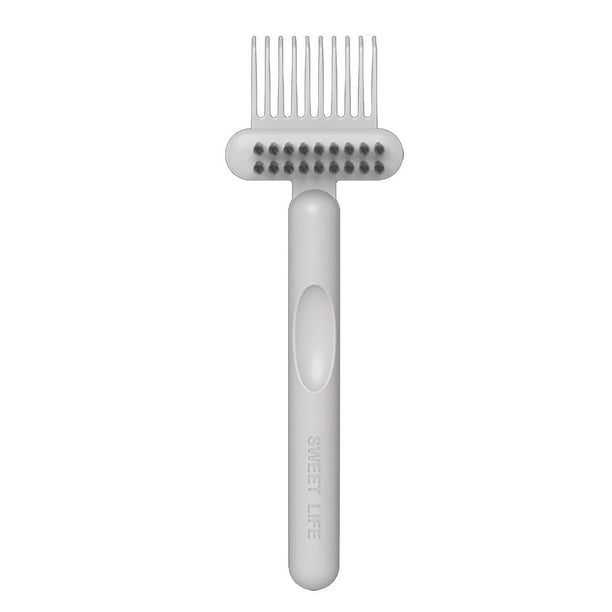 Herramienta de Limpieza de Cepillos para El Cabello 2 En 1, Mini Cepillo Removedor de Cepillos para El Cabello, para Uso Doméstico y de Salón.