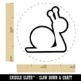thumbnail image 2 of Snail Slow Outline Rubber Stamp for Scrapbooking Crafting Stamping - Medium 1 Inch, 2 of 7