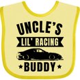 thumbnail image 3 of Inktastic Uncles Lil Racing Buddy Boys or Girls Baby Bib, 3 of 4