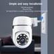thumbnail image 4 of Cámara de Seguridad WiFi Cámaras Inteligentes Enchufables de 2 MP para Seguridad en el Hogar Cámara Interior Panorámica de 360 ​​grados Inalámbrica con Visión Nocturna ANGGREK Otros, 4 of 8
