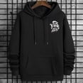 thumbnail image 3 of Big and Tall Men Hoodie Plus Size Hooded Sweatshirt Fleece Pullover 2XL H2 5KP9 G15, 3 of 8