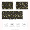thumbnail image 4 of Haosy Satin Pillowcase for Hair and Skin Standard Cooling Silk Pillow Case with Envelope Closure Cartoon Black Cats 20"x30", 4 of 9