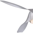 thumbnail image 3 of Minka-Aire F803-SL, Artemis Silver 58" Ceiling Fan with Light & Wall Control, 3 of 9