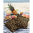 thumbnail image 3 of Outdoor Throw Pillow Cover Sexy Leopard Animals Skin Texture Waterproof Cushion Covers 2 Pack Black Brown Dots Pillow Cases Home Decoration for Patio Garden Couch Sofa, 3 of 6