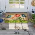thumbnail image 4 of Abbott Doormat Durable Natural Coco Coir Doormat, Weather Resitant Mat Outdoor & Indoor Entrance, Home Decor Large Doormat, 18x30", Colourful Birds, 4 of 6