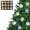 B, variant on SHIMELE 6cm Flocked Christmas Ornaments 12PC Texture Hanging Balls Plastic for Xmas Tree Indoor Outdoor Decoration