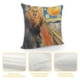thumbnail image 4 of Orinice Cat Graphic Decorative Throw Pillow Cover for Home Couch Living Room Bed Sofa, Short Plush Material, 1PC 18x18in, 4 of 5