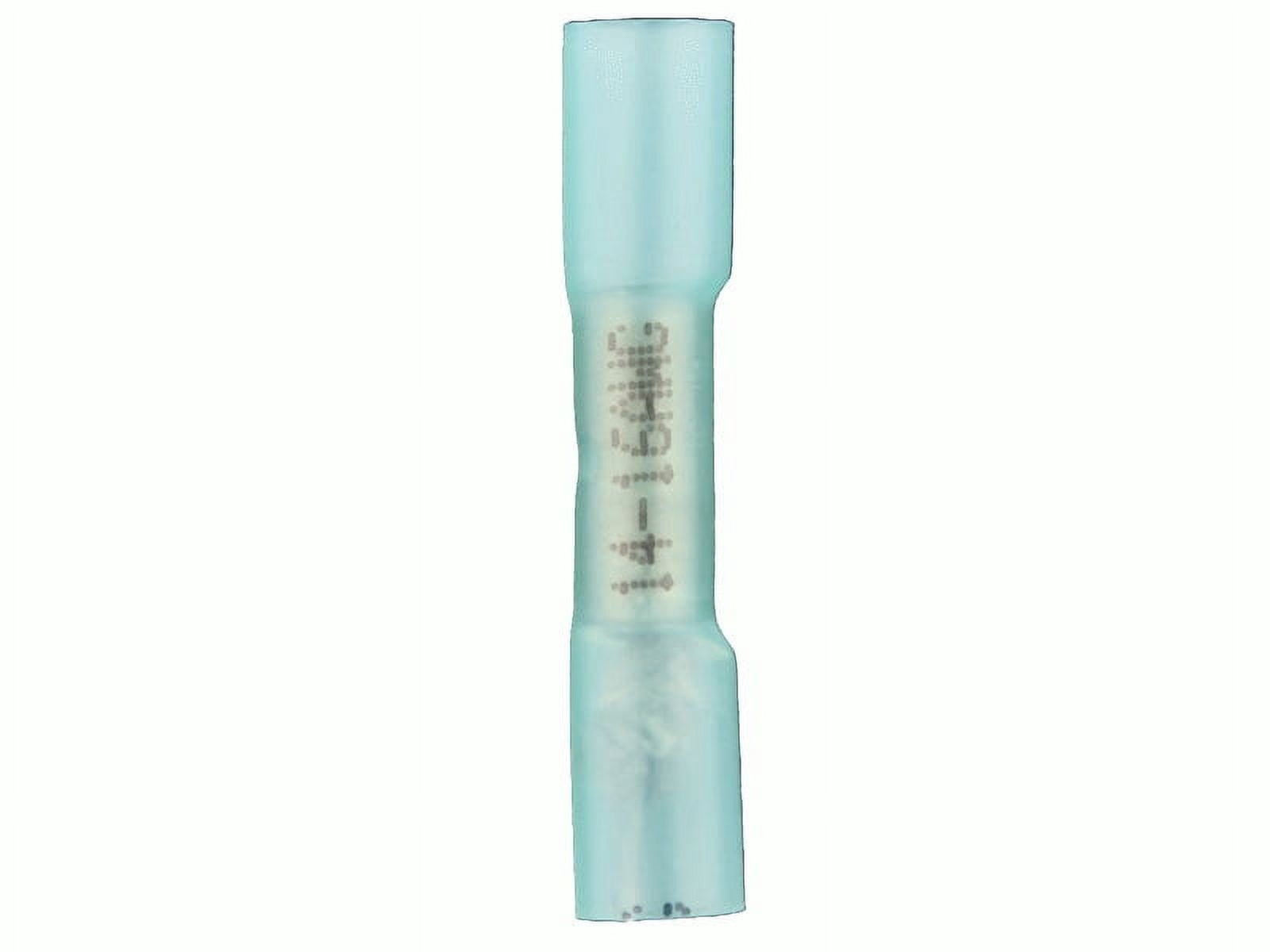 Heat Shrink Blue Butt Connector 16-14 Gauge Package of 100