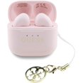 thumbnail image 2 of Guess Glossy Effect Printed Classic Logo & Charm TWS Earphones Pink - GUTWSXMCCLP, 2 of 6