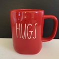 thumbnail image 1 of Rae Dunn HUGS - KISSES double sided mug- allside red - LL lettering - Ceramic, 1 of 4