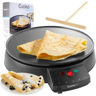Instant Crepe Maker, 7in Electric Crepe Maker Nonstick Crepe Pan, Pizza  Pancake Machine, Auto Power Off & Non-Stick Dipping Plate, Crepe Pan for