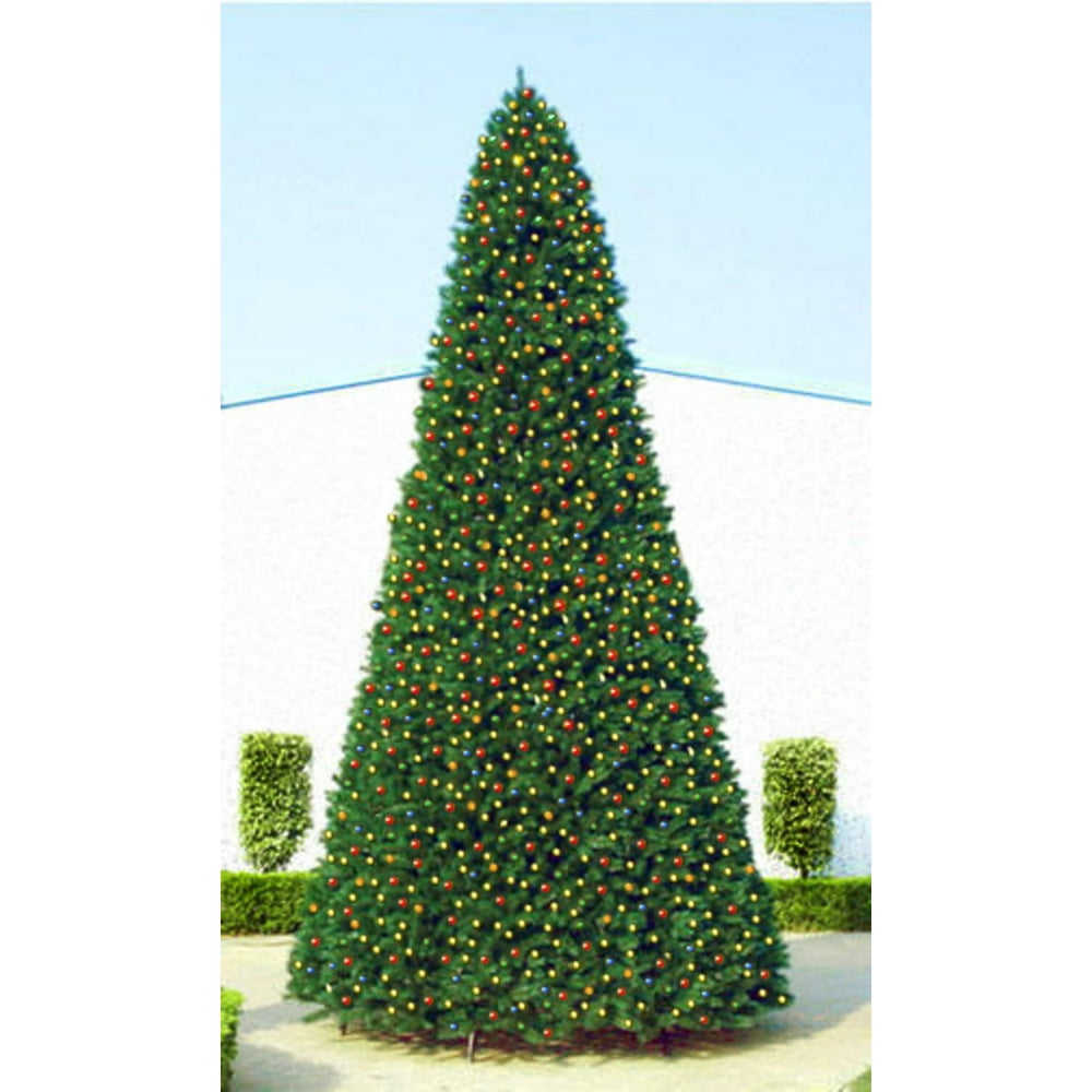 18' Giant PreLit Everest Fir Commercial Christmas Tree Multi LED Lights