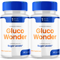 Gluco Wonder Advanced Formula Glycogen Support Health & Wellness Supplement 120 Capsules