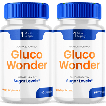 Gluco Wonder Advanced Formula Glycogen Support Health & Wellness Supplement 120 Capsules