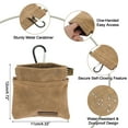 thumbnail image 4 of Unique Bargains Dog Treat Pouch Portable Puppy Dog Training Treat Bag Treat Pouches for Pet Training Auto Closing Hand Free Pet Feed Snack Reward Pocket Khaki, 4 of 7