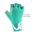 thumbnail image 2 of ziyahi Gants de Cyclisme Coupe-Vent Demi-Doigt Gants de Vélo Antidérapants Mitaines de Course Gants de Vélo de Route Accessoires de Vélo Bleu G 1ensemble, 2 of 6