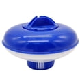 thumbnail image 1 of HLONK Distributeur de Chlore Flottant de Luxe 5 Pouces Bleu et Blanc pour Piscine, 1 of 4