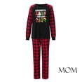 thumbnail image 5 of BONIXOOM Womens Christmas Pajamas Matching Family Christmas Pajamas Sleepwear None Long Sleeve Sleepwear Sets Printed Red L, 5 of 5