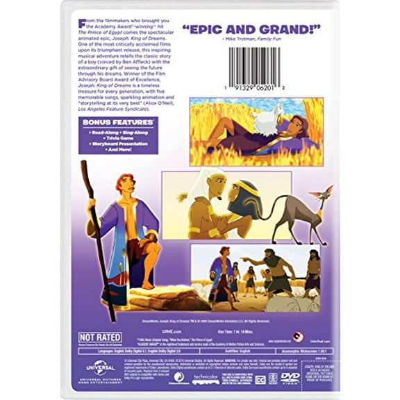 Joseph: King of Dreams