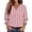 #1 Red Stripes, variant on VDJ Button Down Shirts for Women 3/4 Sleeve V Neck Dressy Blouses Summer Fall Blue Striped Classic Tops Fashion Clothing Size XL