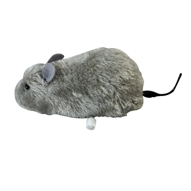 Juguete Ratón Reloj Peluche Rata Mecánica Interactivo () | Bodega ...
