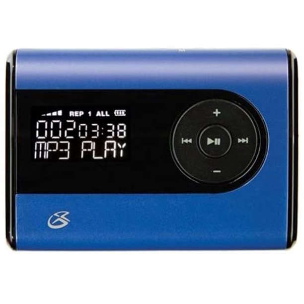 GPX Digital Audio Player with 4 GB Installed Flash Memory Blue