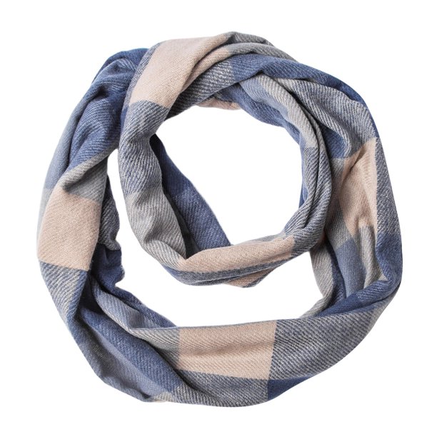 Bufanda suave de imitación de piel con bolsillo secreto con cremallera; bufanda de invierno cálida para el cuello