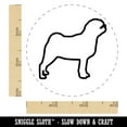 thumbnail image 2 of Pug Dog Outline Rubber Stamp for Scrapbooking Crafting Stamping - Small 3/4 Inch, 2 of 7