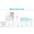 thumbnail image 2 of Hovilon Deals Waterproof Shoe Covers Boot Covers，Shoe Covers for Rain，Reusable Overshoes Shoe Protectors with Waterproof Zipper Not-Slip Rain Shoe Covers for Women and Men, 2 of 4